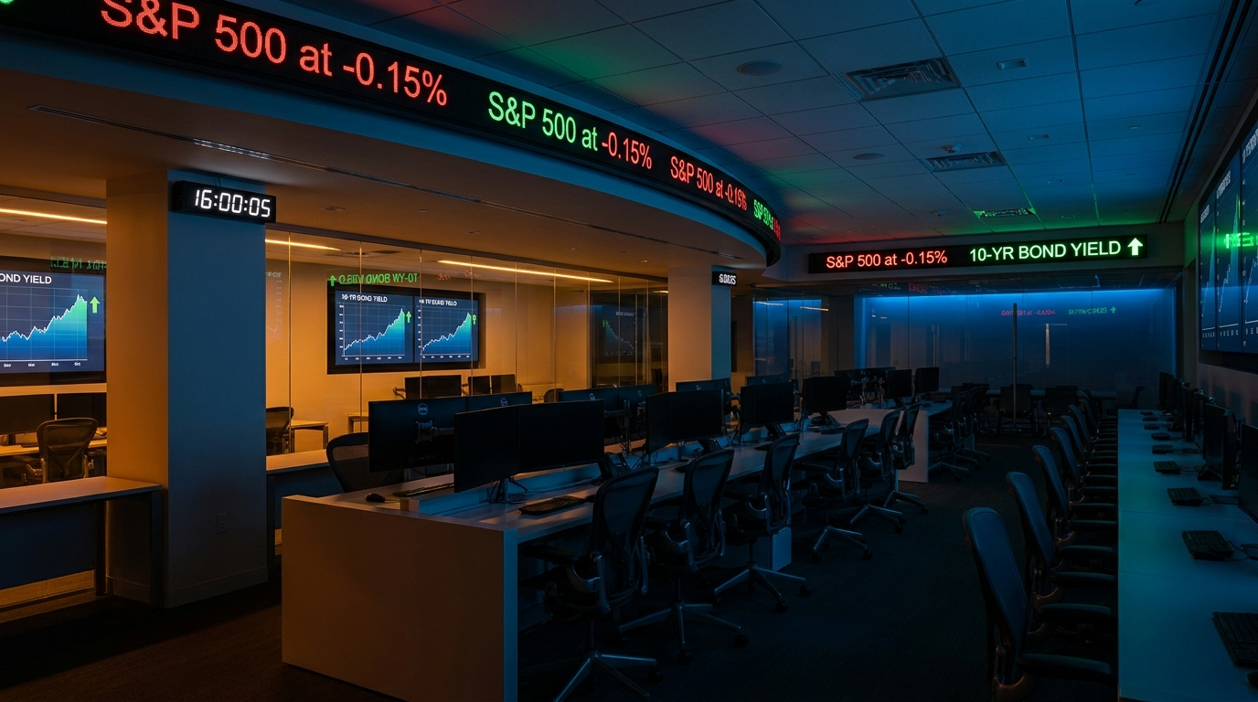 MTC AfterHours Wrap May 18 2026 — Rising Yields Tech Selloff NVDA Pre-Earnings