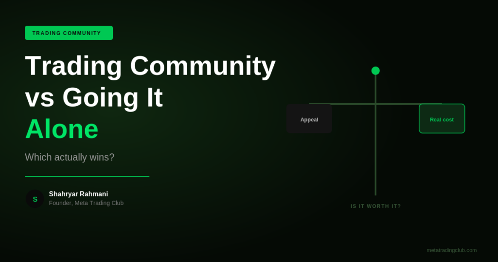 Trading Community vs Going It Alone - Meta Trading Club