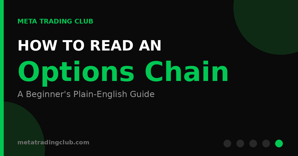 How to Read an Options Chain — Meta Trading Club