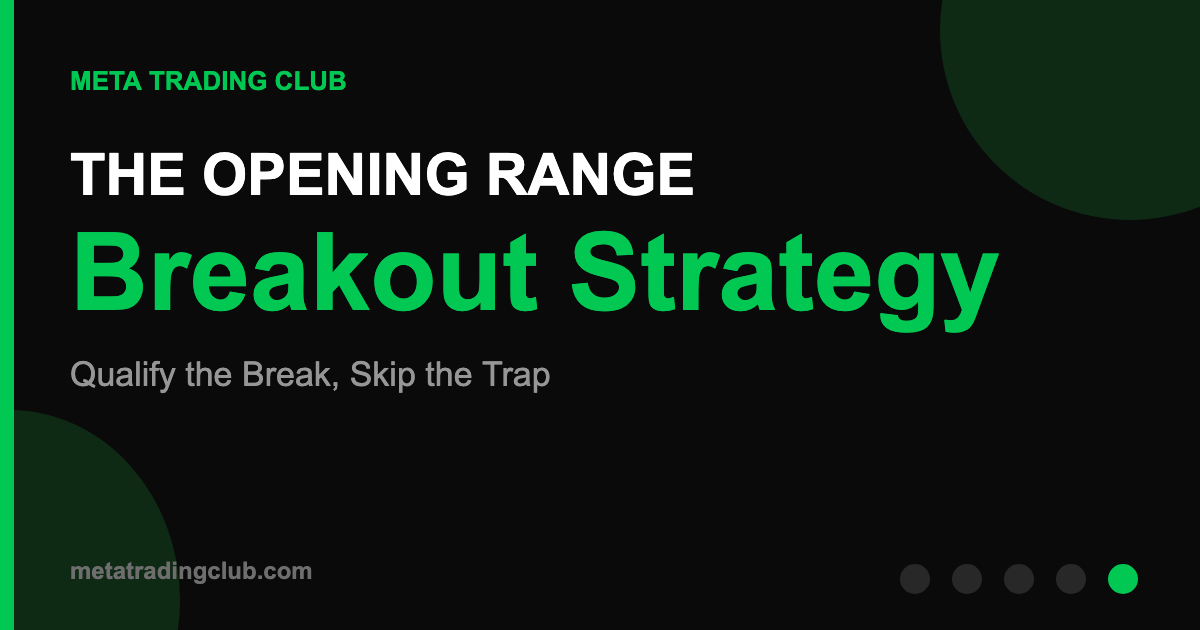 Opening range breakout strategy explained — Meta Trading Club