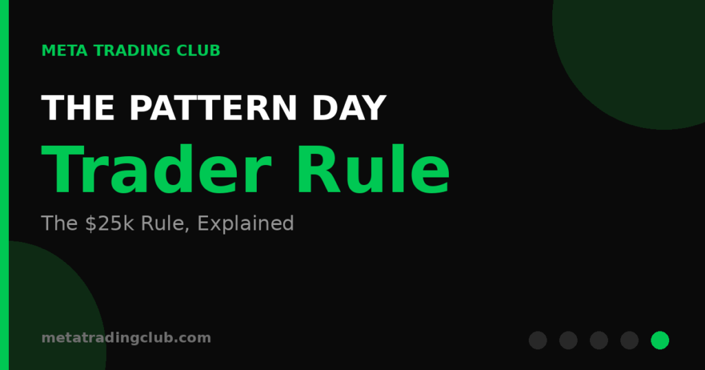 Pattern Day Trader rule and the $25,000 minimum equity requirement explained