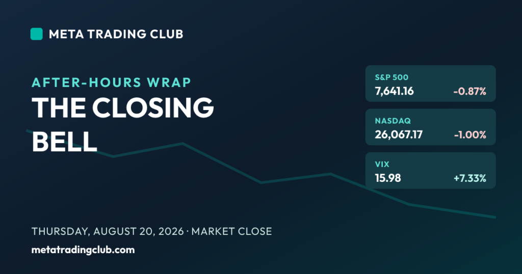 Market Close August 20 2026 featured
