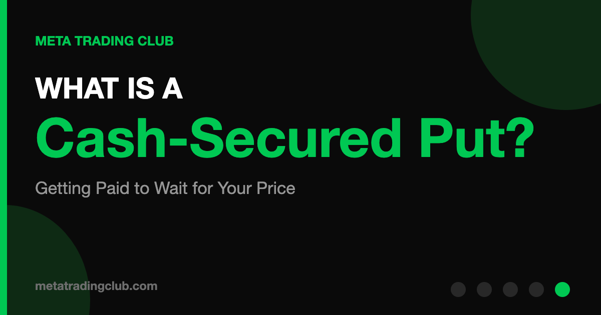 WHAT IS A Cash-Secured Put? - Getting Paid to Wait for Your Price - Meta Trading Club